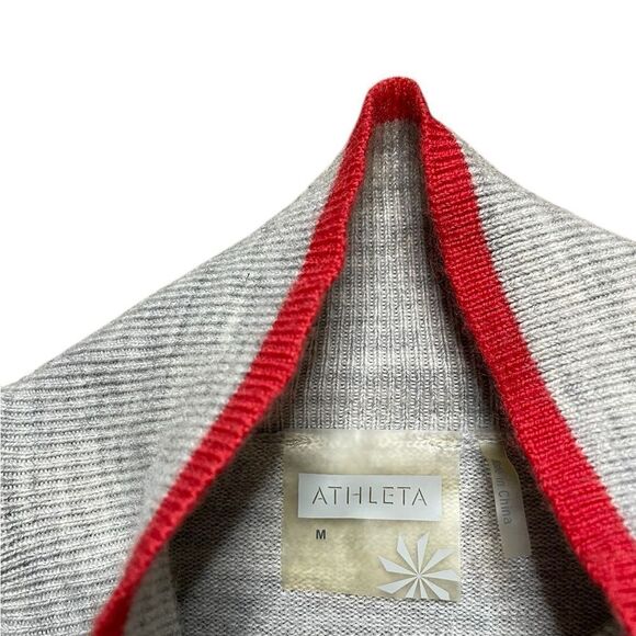 ATHLETA Wool Zip Up Sweater Size Medium - Picture 5 of 6